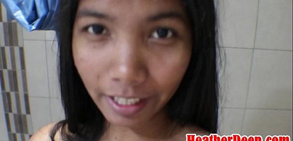  Heather Deep Does Selfie Creampie Deepthroating Thai Asian Teen Monster